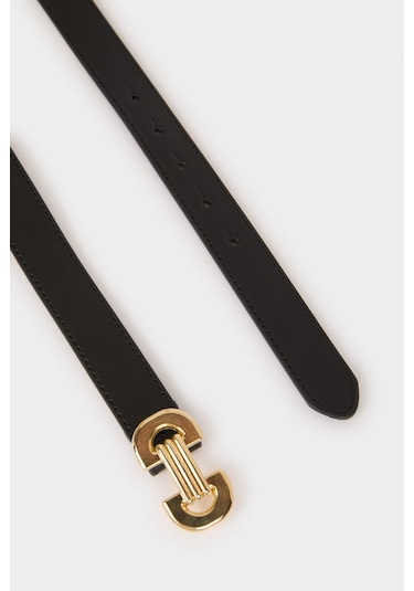 DeFacto Kadın Suni Deri Günlük Kemer F1444AXNSBK27 Siyah DeFacto Kadın Suni Deri Günlük Kemer F1444AXNSBK27 Siyah