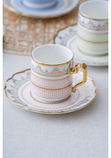 Eloise 6 Kişilik Kahve Fincanı Takımı - 90 Ml