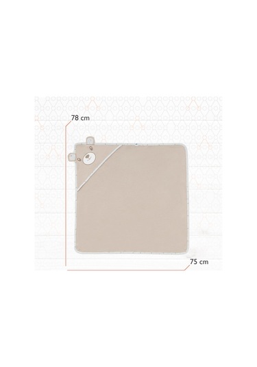 Gezenbebe Hero Nakışlı Bebek Battaniyesi Teddy Organik Çok Renkli