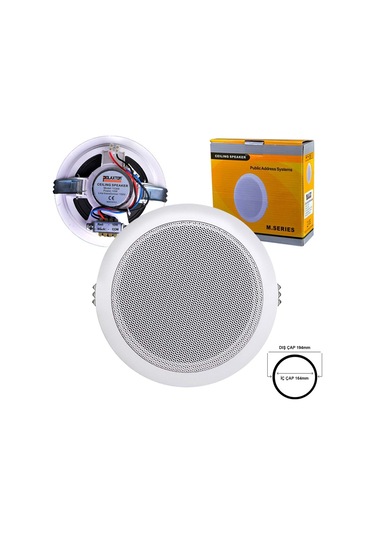 Alçıpan Tavan Hoparlörü 16cm 100w Polaxtor