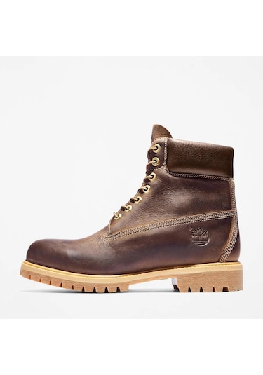 Bot Erkek Tb 1270972141 Timberland Premium 6 Inch Lace Up Waterp Brown Kahve Kahverengi