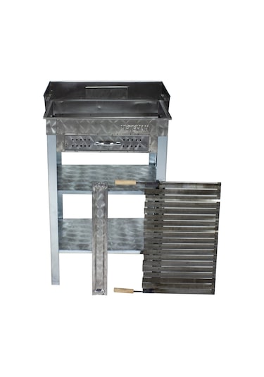 Metehan MTH-37 Pervazlı - Çekmeceli - Lama Izgaralı - Battal Boy Mangal