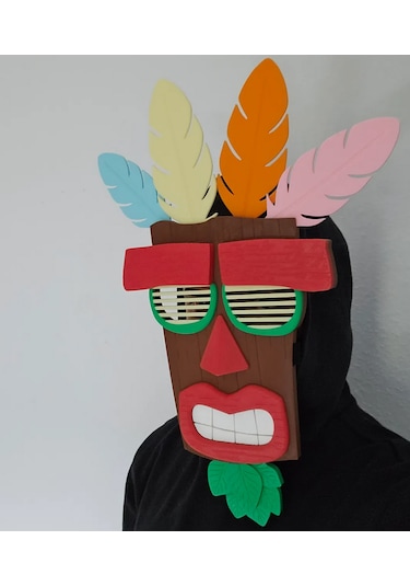 Crash Bandicoot Aku Aku Giyilebilir Maske
