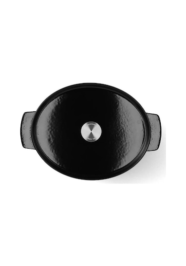 Kitchenaid Cc006064 Oval Döküm Demir Tencere 30 Cm / 5,6 L Onyx S