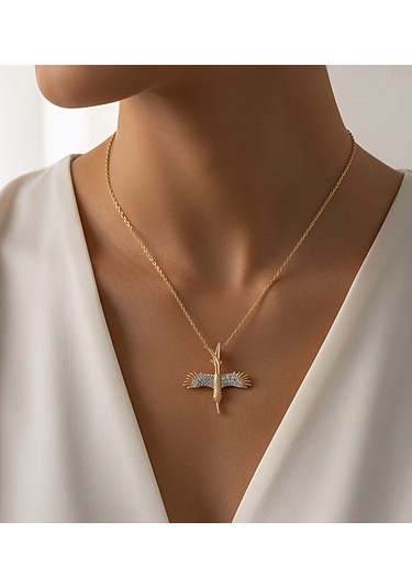 Anka Kuşu Vip Kolye altın