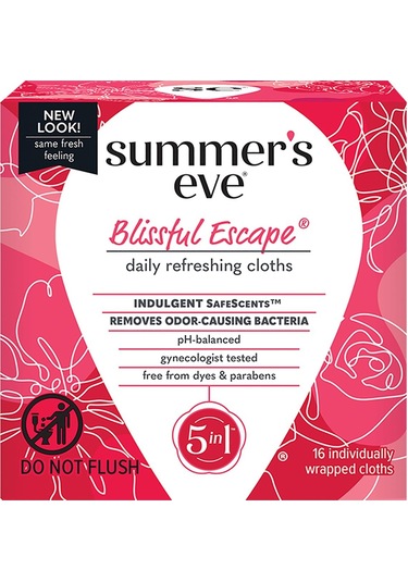 Summers Eve Blissful Escape Özel Bölge Temizlik Mendili 16 Adet