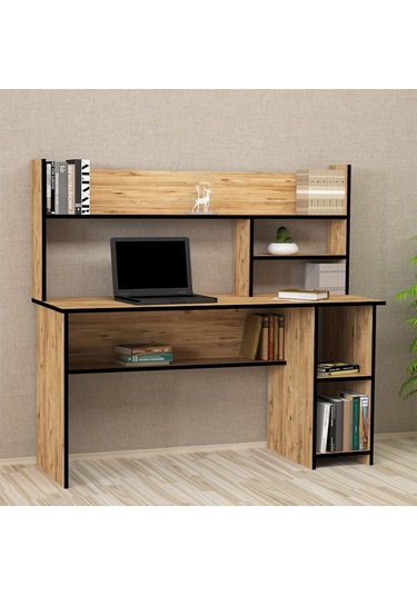 Kalenderdekor1 Kalender Dekor Jimmy 145 Cm Çalışma Masası Jm04 Meşe