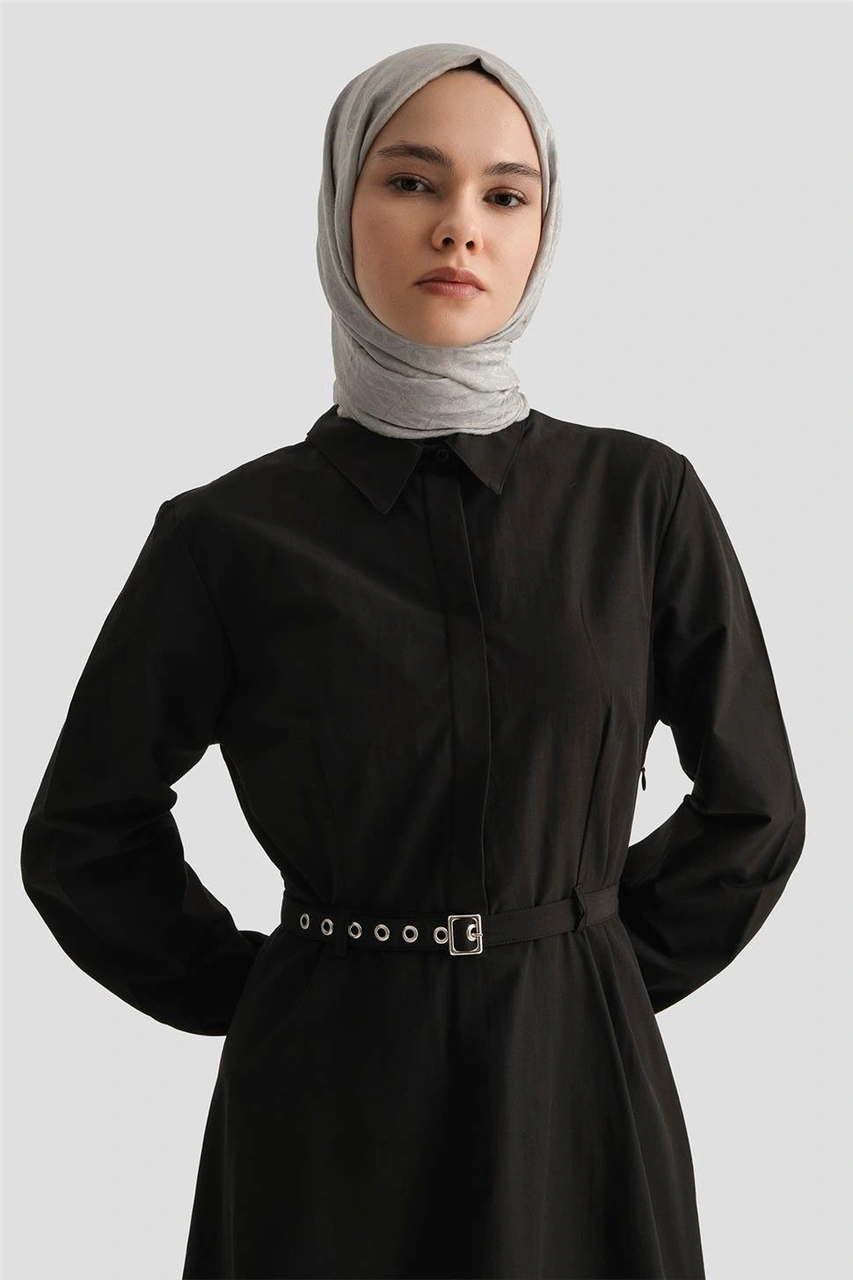 Armine Elbise 25yd9178 Siyah Siyah