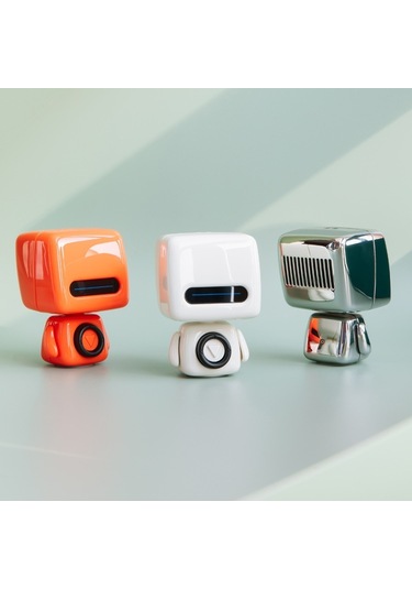 Butu 349 Yaratıcı Robot Tasarımı Bluetooth 5.0 Taşınabilir Kablosuz Hoparlör
