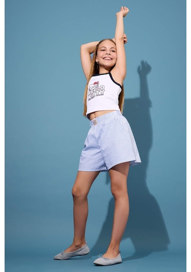 Defacto Kız Çocuk Hello Kitty Atlet F8271a825hswt80 Beyaz