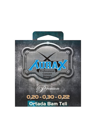 AURAX AX-20B SAZ TELİ PROFESYONEL ORTA BAMLI 0.20 UZUN SAP