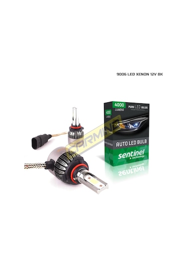Sentinel Led Xenon 9006 4000 Lm Şimşek Etkili