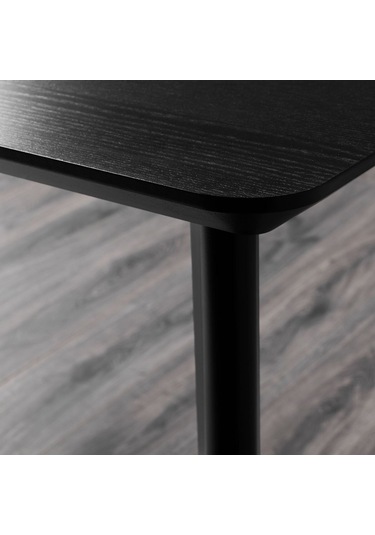 Mutfak Masası Takımı, Siyah-bej, 4 Sandalyeli siyah