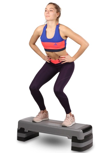 Spor Byfit 3 Kademeli Kaymaz Taban Fitness Egzersiz Step Tahtası