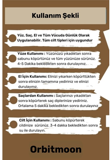 %100 Bitkisel Doğal El Yüz Saç Cilt Vücut Hoş Kokulu Orijinal Saf Çörek Otu Sabunu 120g - 1 Adet