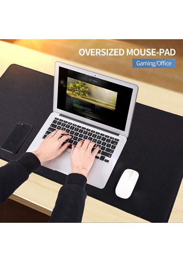 Skycity Oyun Ve Ofis İçin Su Geçirmez Kaymaz 900x400mm Büyük Fare垫 - Kumaş+lastik Malzeme