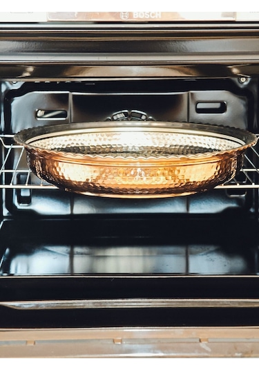 Modabakır Bakır Paşa Sahani 35 Cm, Bakır Derin Tabak Model:852741 Bakır