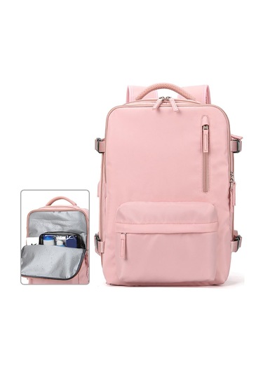 Suntek Seyahat Sırt Çantası Hafif Su Geçirmez Spor Pembe Pembe