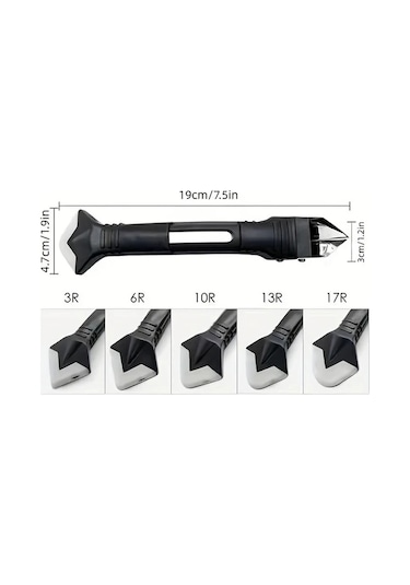 Oldfriend 5'li 1 Takım Derz Sökme Macun Sıyırma Aleti Pencere Lavabo