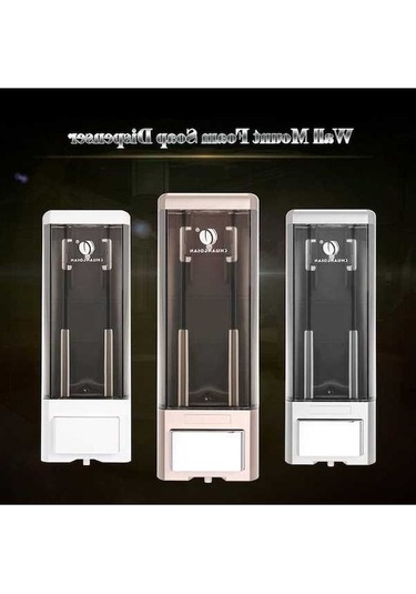 Dancemonkey Cuangdiان 500ml Duvar Sabunluk - Gümüş, Multifunctionel İçin Gümüş