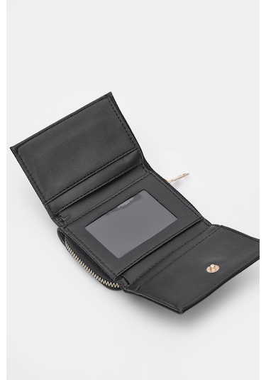 Etnik Desen Bayan Cüzdan - Ol-1059 Siyah