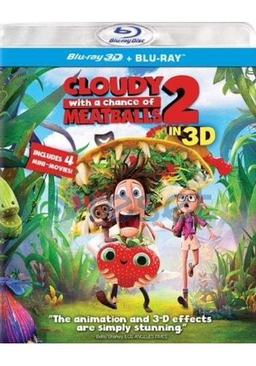 Cloudy With Chance Of Meat Balls 2- Köfte Yağmuru 2 3D+2D Blu-Ray