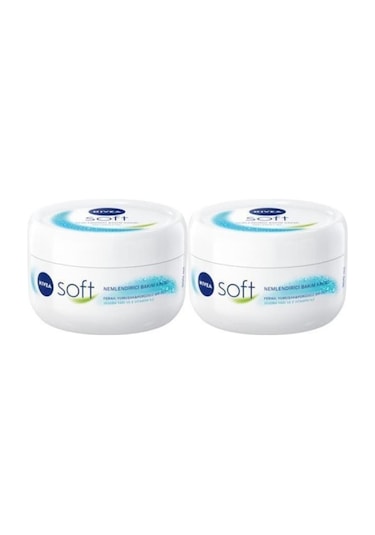 Nivea Soft Nemlendirici Bakım Kremi 2 x 200  ML