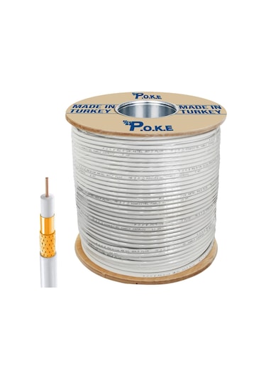 Anten Kablosu Gold Rg6/u4 48tel 300mt Poke Pk-1354