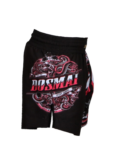 Dosmai Dijital Baskılı Snake Spor Şort Siyah Kırmızı Fgs238 Siyah - Kırmızı