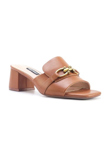 Nine West Garland 5fx Taba Kadın Topuklu Terlik 000000000101928816 Taba