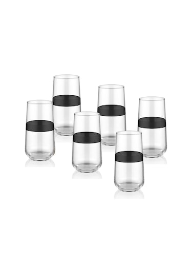 The Mia Dark Su Bardağı Uzun 6 Lı Set Drk0002