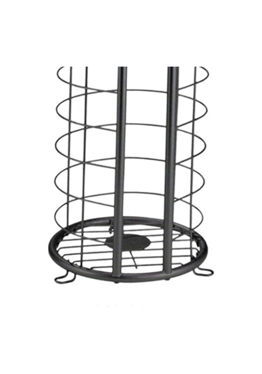 Suntek Tuvalet Kağıdı Tutucu Standı Çok İşlevli Depolama Siyah