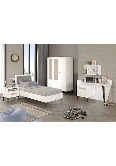 Trio White Karyola 100x200