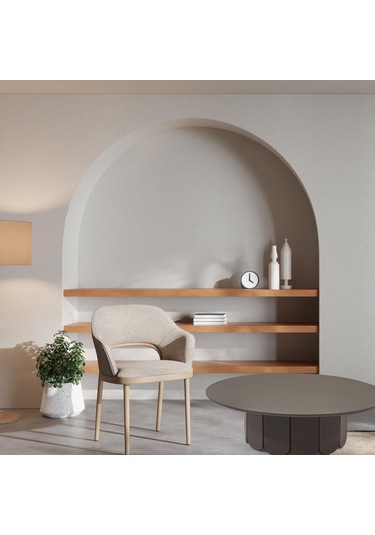 Metro R. Yuvarlak Orta Sehpa Salon Sehpası Rehome