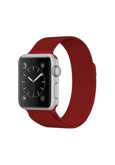Apple Uyumlu  Watch 3 4 5 6 7 Seri 42 MM 44 MM 45 MM Metal Hasır Tme Kordon