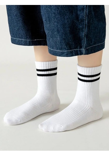 Polly&tim Çocuk Çorapları 5 Çift Set 168720329 Beyaz