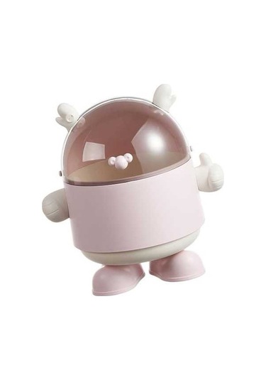 Pazly Suntek Sevimli Sepeti Pembe Pembe Masaüstü Kutusu Dekoratif Çöp Cj Pembe