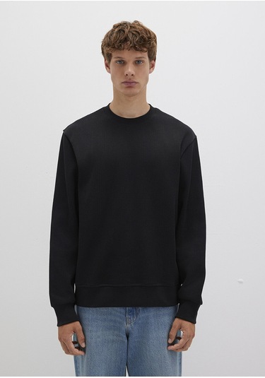 Mavi Erkek Bisiklet Yaka Sweatshırt Siyah 0s10407-900 Siyah