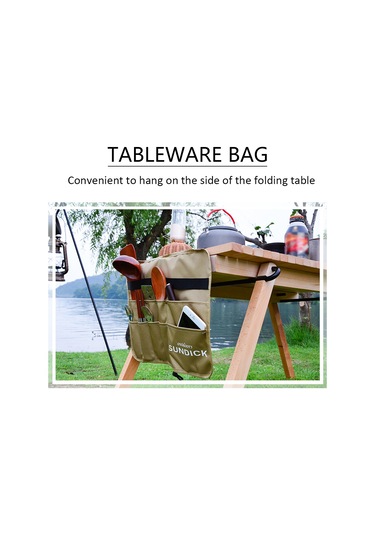 Konesam Dışarıda Kullanım İçin 900d Oxford Kumaş Çoklu Cepli Askı Depolama Çantası - Kamp, Yürüyüş, Dağa Tırmanma Çok Renkli