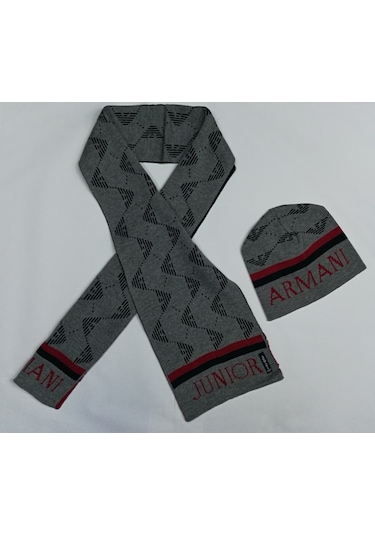 Armani Jeans Erkek Çocuk Atkı Bere Armani Junıor (454512715)