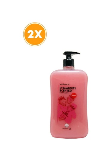 Watsons Çilek Aromalı Kremsi Duş Jeli 2 x 1000 ML