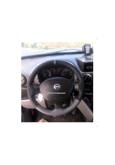Fiat Doblo Dikmeli Direksiyon Kılıfı Iki Renkli Gri Yüzüklü