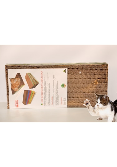 Sdf Kereste Kedi Tırmalama Karton Düz 23 x 47 x 4 CM