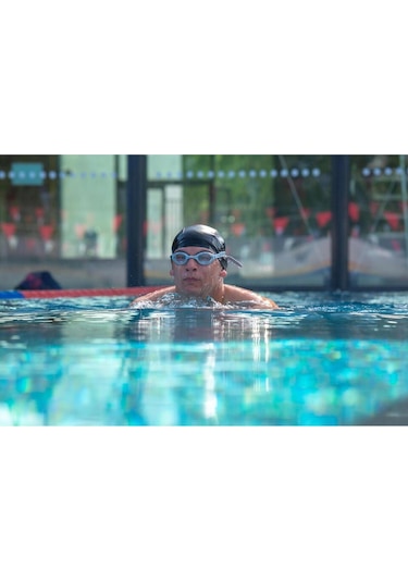 Nabaiji Yüzücü Gözlüğü Gri Ayarlanabilir Buğu Yapmaz Beyaz