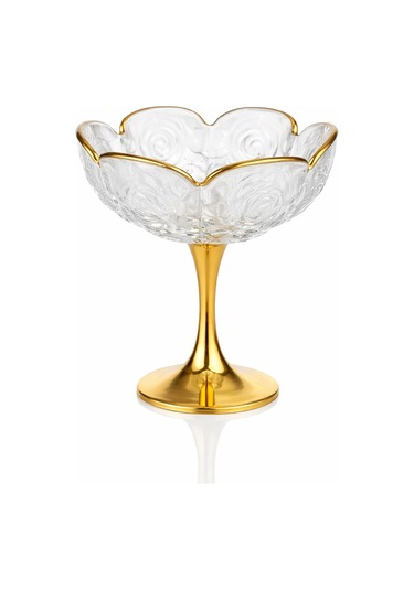 Rose Metal Ayaklı Sunumluk 6 Lı Gold Altın