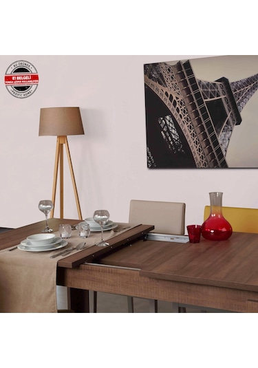 Pasific Home Huqqa Açılır Yemek Masası, Koyu Meşe