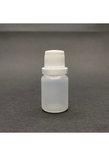 10 Cc Plastik Şişe - Kilitli Kapaklı - Natürel - 10 Ml Plastik