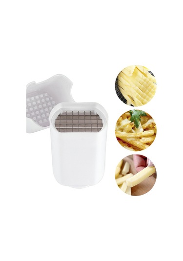 Patates Kızartması/sebze Kesici Bıçaklı - Beyaz 9.5,zqkla Diğer
