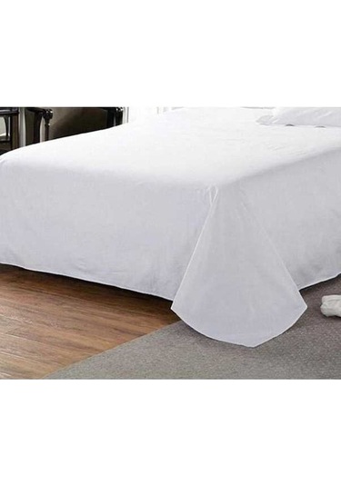 Novahub Beyaz İnce Fırçalanmış Çarşaf, Cilt Dostu, Çift Tek Tek, 4 Mevsim, Çocuk Yatağı, Ev Tekstili Beyaz