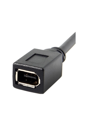Cbtx CY FW-012-BK 1394 FireWire Adaptör Kablosu 6F-9M 20 cm Siyah